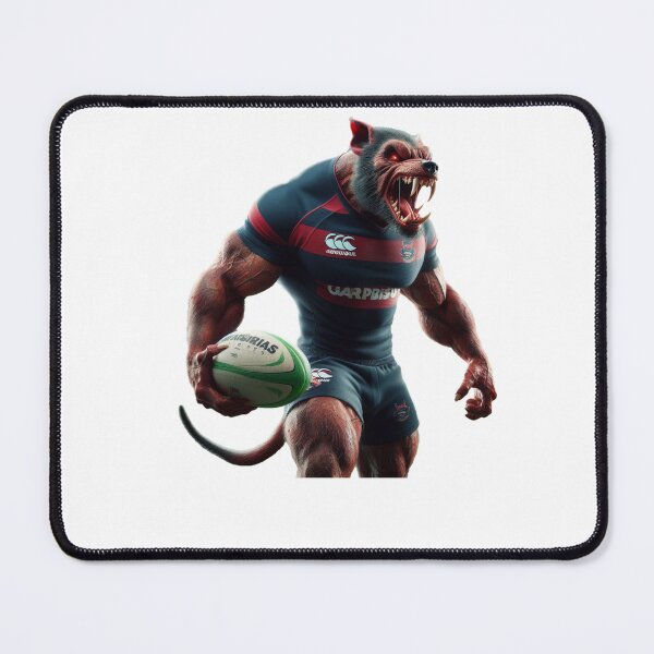 Item preview, Tasmanian Devil rugby player designed and sold by SpendieSellers.