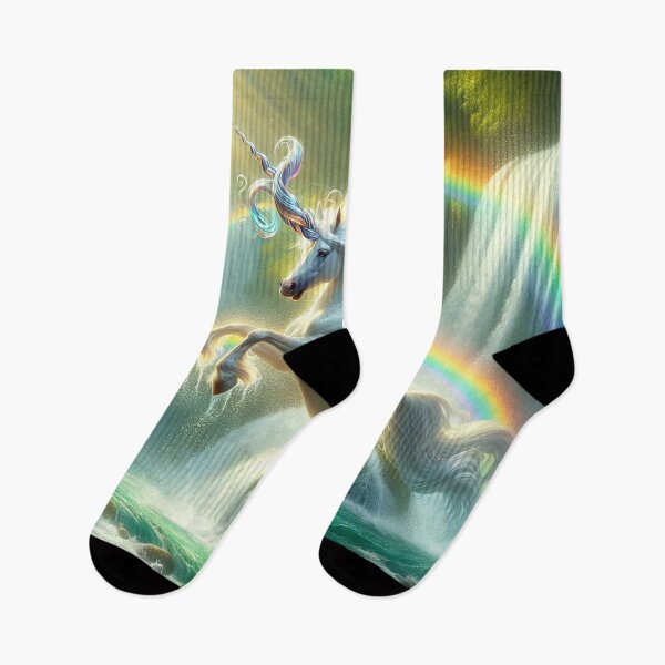 Item preview, Rainbow Splash: Joyful Unicorn designed and sold by yodabi.