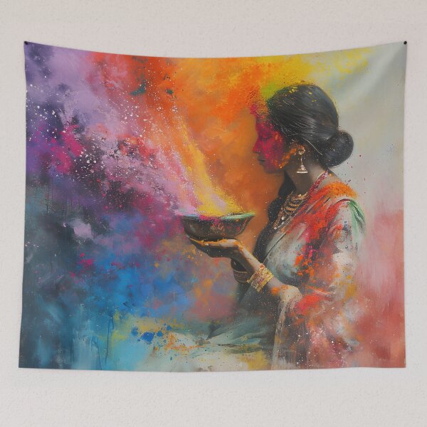 Item preview, Colors in Harmony: Celebrating Holi, a Festival of Vibrant Traditions designed and sold by InsaneLEDP1994.