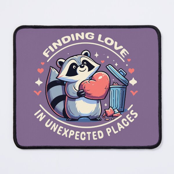 Item preview, Raccoon Love - Embracing Romance in Unexpected Places designed and sold by socoisl.