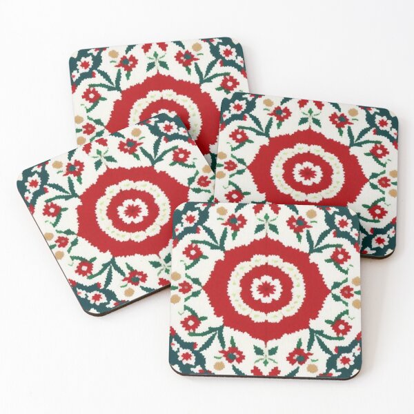 Item preview, Traditional Romanian motif, embroidery sewn with flowers designed and sold by Desenatorul1976.