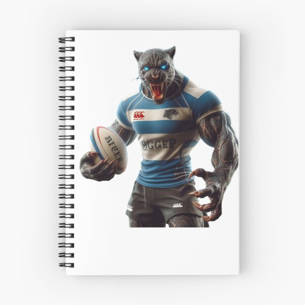 Item preview, Panther rugby player designed and sold by SpendieSellers.
