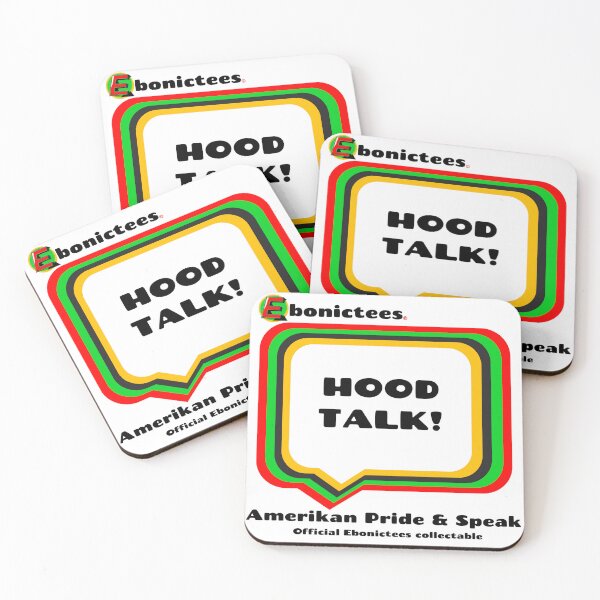 Item preview, HOOD TALK! Ebonictees ebonic phrase. designed and sold by Ebonictees.