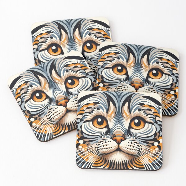 Item preview, Riley's Whiskered Canvas designed and sold by BastKittyStore.