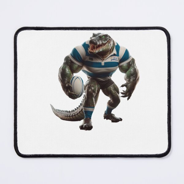 Item preview, Crocodile rugby player designed and sold by SpendieSellers.