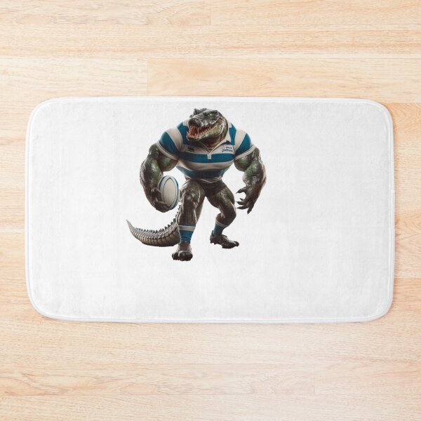 Item preview, Crocodile rugby player designed and sold by SpendieSellers.