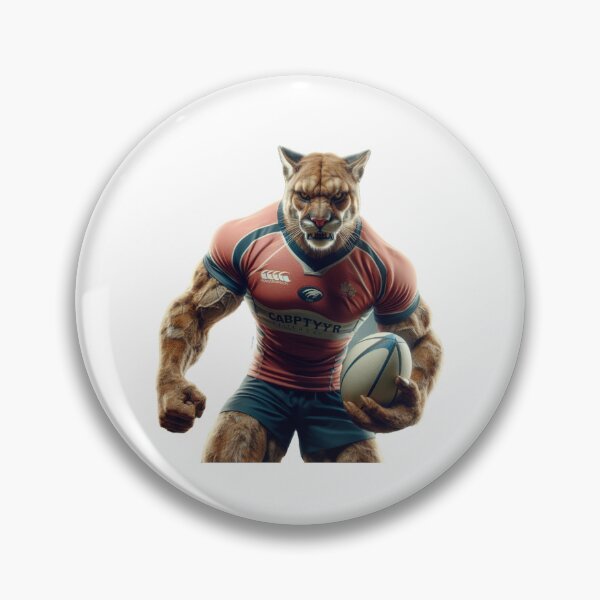Item preview, Cougar rugby player designed and sold by SpendieSellers.