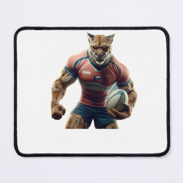 Item preview, Cougar rugby player designed and sold by SpendieSellers.