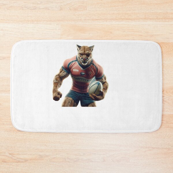 Item preview, Cougar rugby player designed and sold by SpendieSellers.
