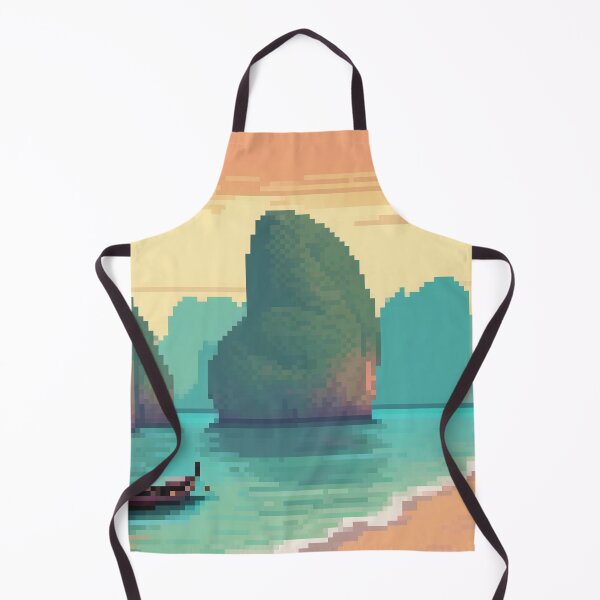 Item preview, Krabi, Thailand - Pixel Art designed and sold by Pixelartshirt.