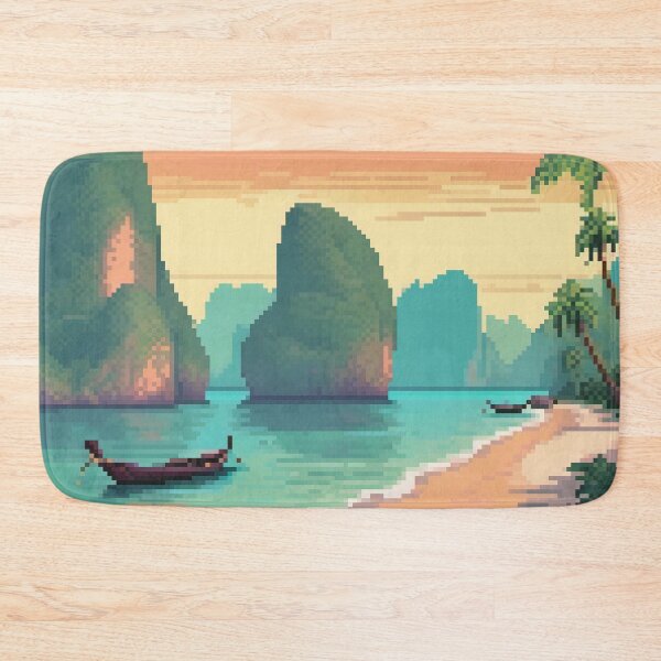 Item preview, Krabi, Thailand - Pixel Art designed and sold by Pixelartshirt.
