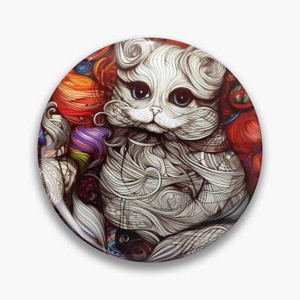 Item preview, Rainbow funny and cheerful kitten. designed and sold by Zofia Sosnecka.