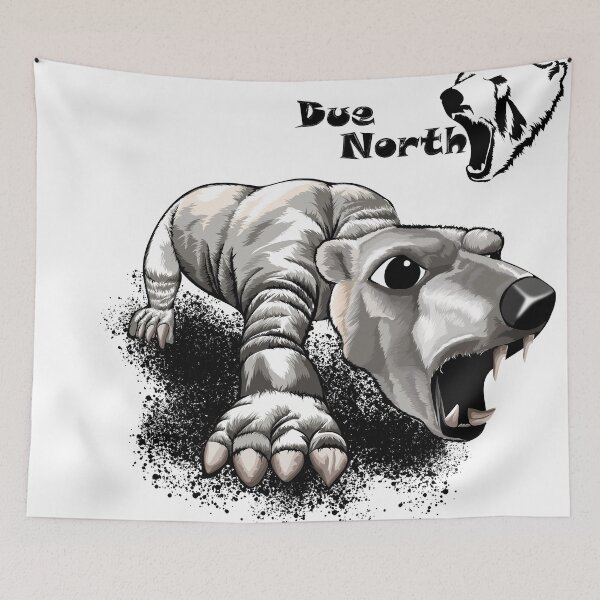 Item preview, Grass arts presents, Due north, polar bear designed and sold by GrassArts.