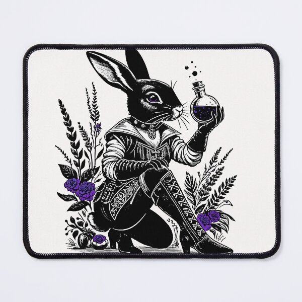 Item preview, A rabbit inspired by the character Yennefer of Vengerberg from The Witcher designed and sold by PsychoBunnyShop.