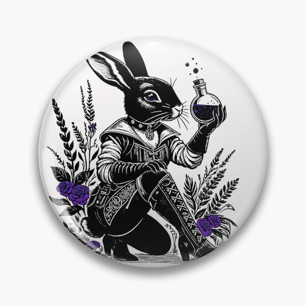 Item preview, A rabbit inspired by the character Yennefer of Vengerberg from The Witcher designed and sold by PsychoBunnyShop.