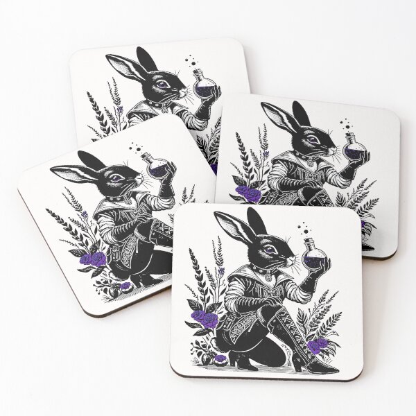 Item preview, A rabbit inspired by the character Yennefer of Vengerberg from The Witcher designed and sold by PsychoBunnyShop.