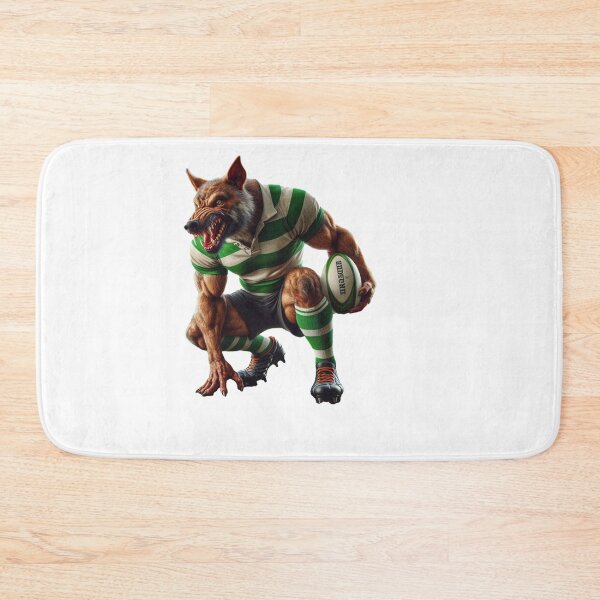 Item preview, Dhole rugby player designed and sold by SpendieSellers.