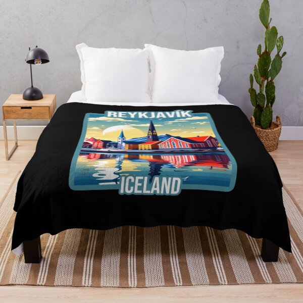 Item preview, Architectural landscape of. Reykjavik, Iceland. Skyline Reykjavik  travel design. designed and sold by Unitepeople.