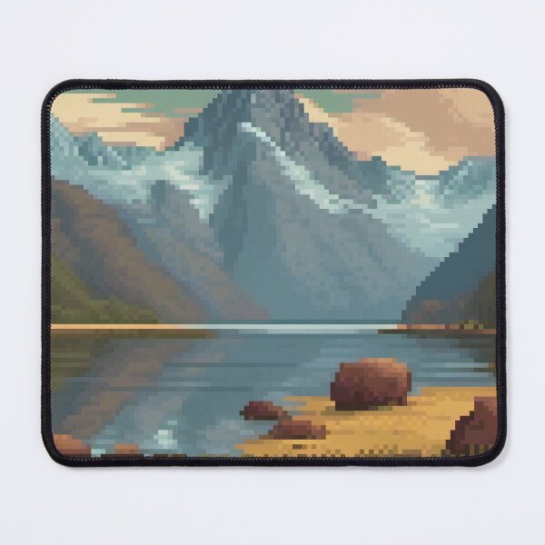 Item preview, Fiordland National Park, New Zealand - Pixel Art designed and sold by Pixelartshirt.