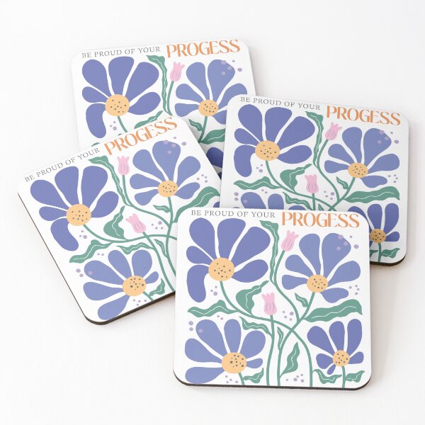 Item preview, "Be Proud of Your Progress" - Inspirational Quote Art designed and sold by Snifferius.