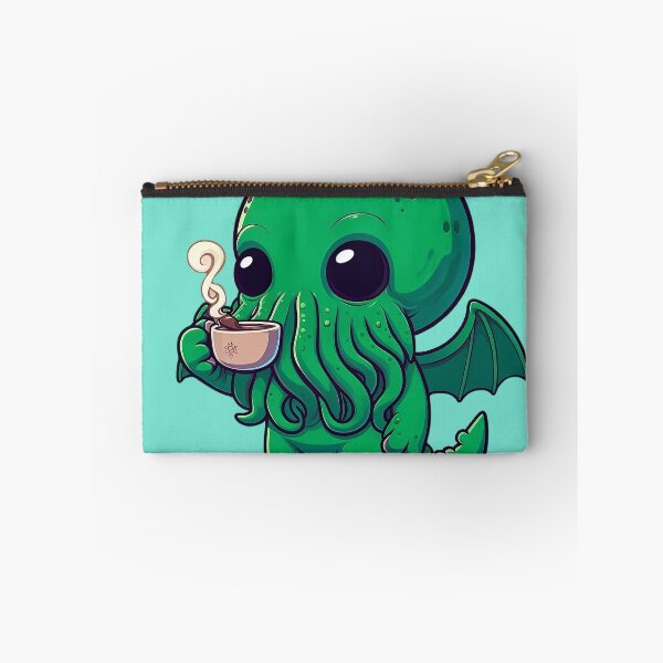 Aperçu de l'œuvre Cthulhu buvant du café créée et vendue par Lorefinder.