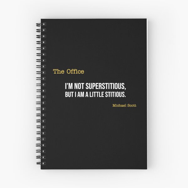 Item preview, The Office- I am not superstitious- Michael Scott designed and sold by pinkunicornshop.