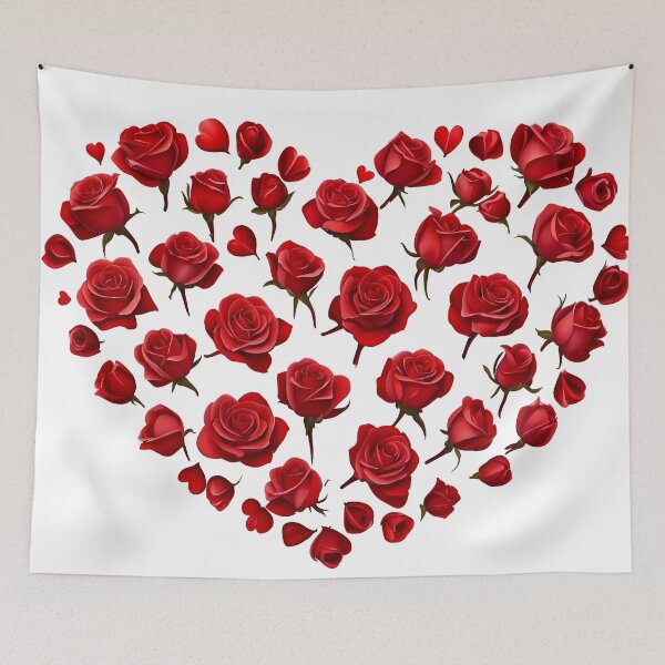 Item preview, Heart made of red roses designed and sold by Laufer15.