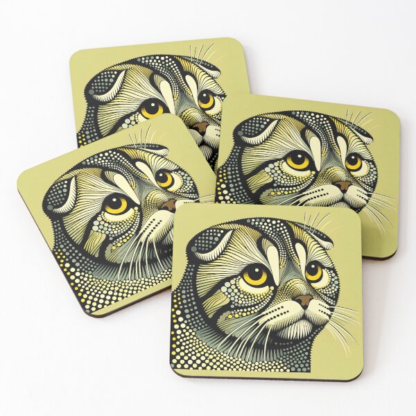 Item preview, Artful Whiskers in Motion designed and sold by BastKittyStore.
