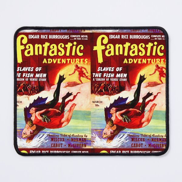 Item preview, Sci-Fi Pulp Cover Fantastic Adventures March 1941 designed and sold by ArchimedesPrime.