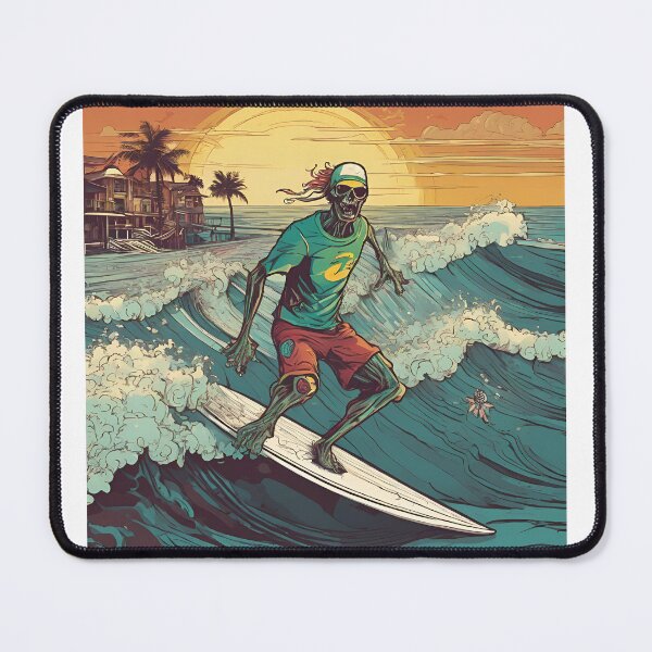 Item preview, voice of the beach, zombie surfer designed and sold by ArtDirty.