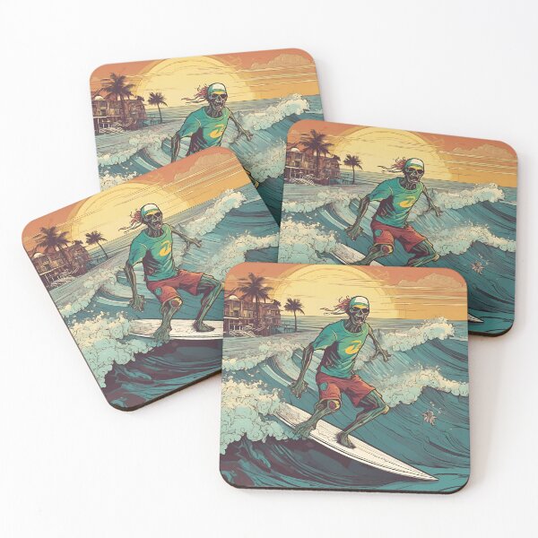 Item preview, voice of the beach, zombie surfer designed and sold by ArtDirty.