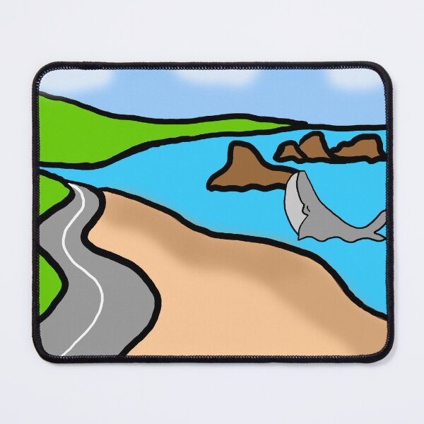 Item preview, Coast Highway 101 With the Beach and a Whale designed and sold by CoastalCaptures.