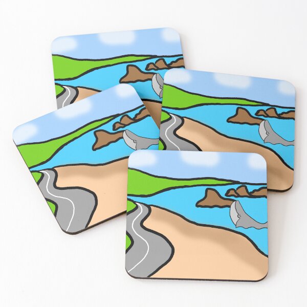 Item preview, Coast Highway 101 With the Beach and a Whale designed and sold by CoastalCaptures.