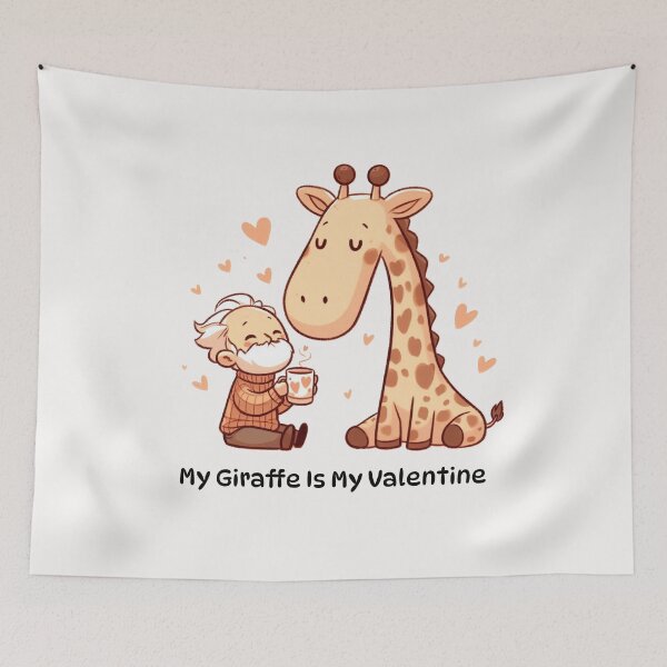 Item preview, My Giraffe Is My Valentine designed and sold by LemuellTrends.