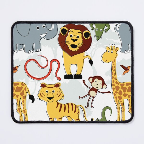 Item preview, Safari Animals Monkey Lion Giraffe Tiger Alligator Snake designed and sold by VintageStyle.