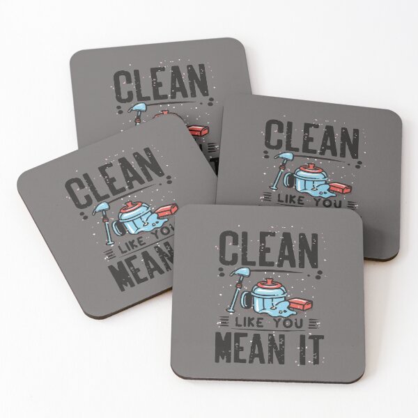 Item preview, Cool shirt for those who like cleaning- 'CLEAN LIKE YOU MEAN IT' designed and sold by Gadget80.