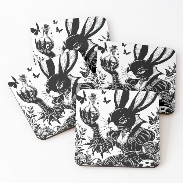 Item preview, Rabbit inspired by the character Yennefer of Vengerberg from The Witcher designed and sold by PsychoBunnyShop.