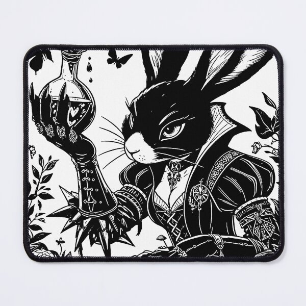 Item preview, Rabbit inspired by the character Yennefer of Vengerberg from The Witcher designed and sold by PsychoBunnyShop.