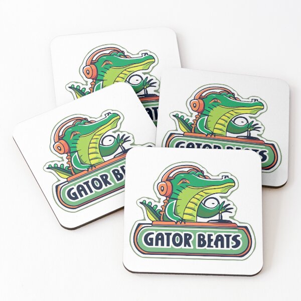 Item preview, Gator Beats DJ Alligator with Headphones designed and sold by NiftyWrx.
