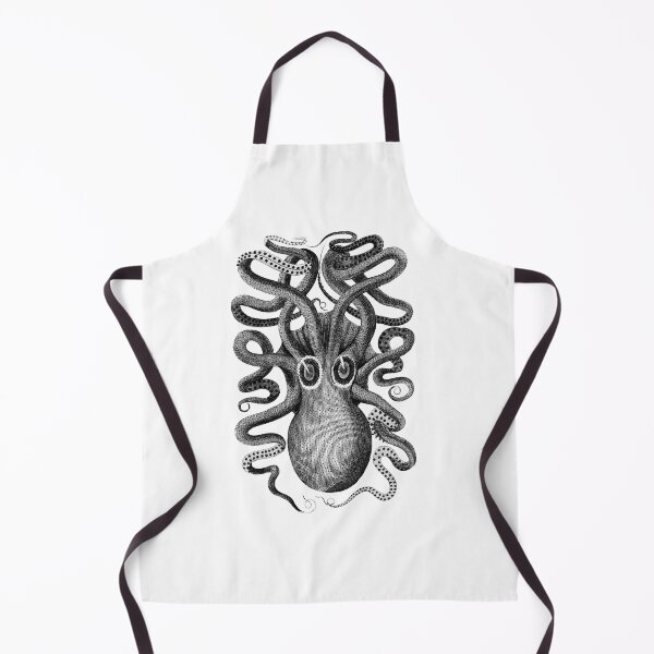 Item preview, Back viewed of eight armed cuttlefish by George Shaw designed and sold by TimeCapsuleArt.