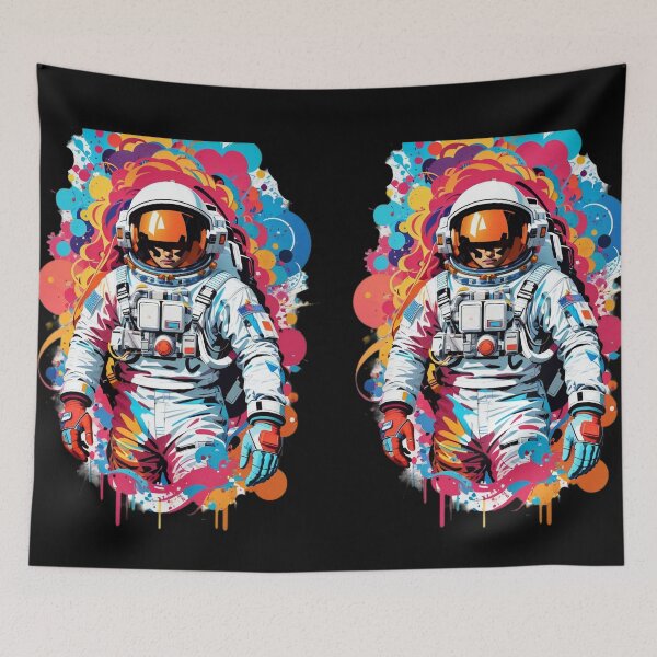 Item preview, Voyager's Canvas: Abstract Artistry in the Astral Realm designed and sold by ArtComixHaven.