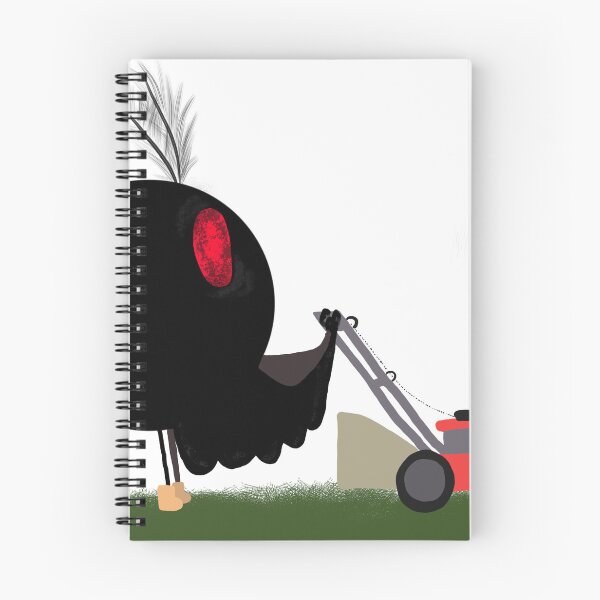 Item preview, Mothman mowing the lawn designed and sold by TheRatatatnat.