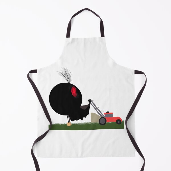 Item preview, Mothman mowing the lawn designed and sold by TheRatatatnat.