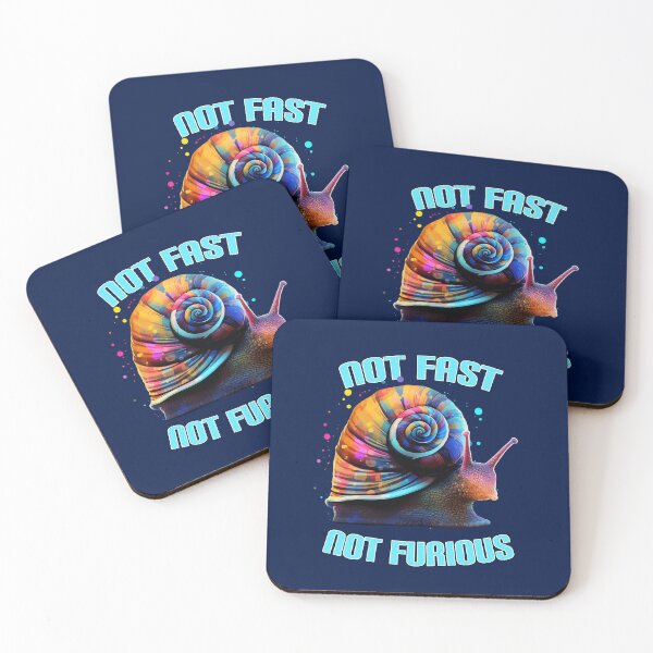 Item preview, Not Fast Not Furious Snail designed and sold by JoanNinjaHen.