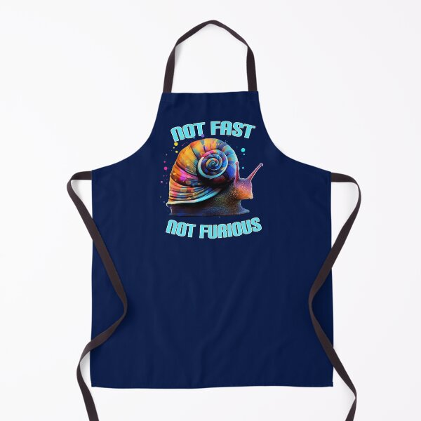 Item preview, Not Fast Not Furious Snail designed and sold by JoanNinjaHen.