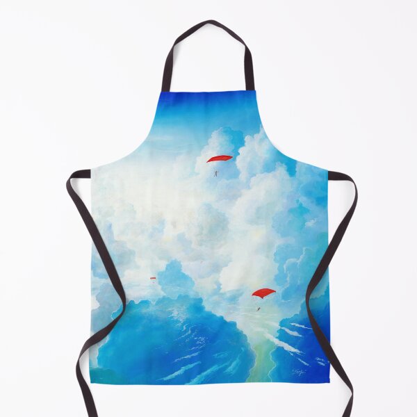 Item preview, High-altitude flight - hang gliders in the clouds designed and sold by art paintings.