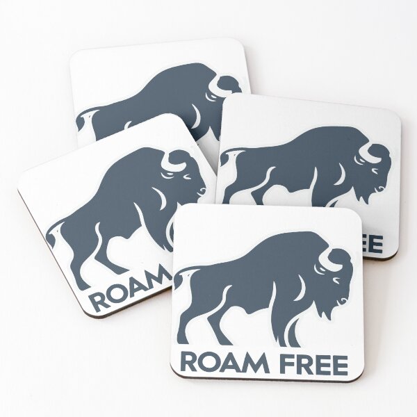 Item preview, Majestic Bison Silhouette - Roam Free, Minimalist Design designed and sold by NiftyWrx.