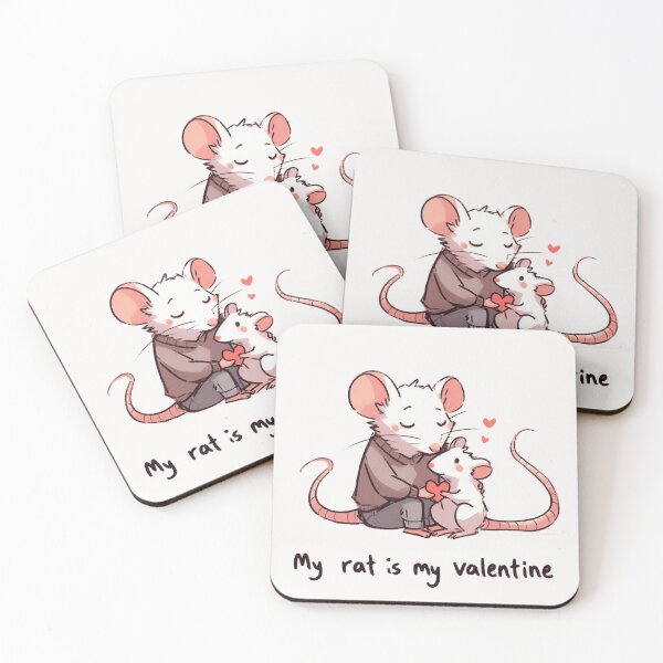 Item preview, My Rat Is My Valentine designed and sold by LemuellTrends.