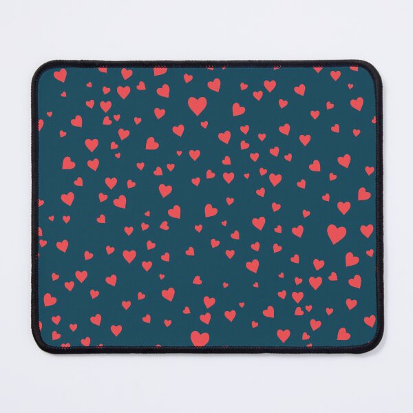 Item preview, Ample Hearts Red and Blue Pattern designed and sold by RaineyYeager.