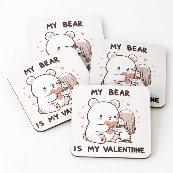 Item preview, My Bear Is My Valentine designed and sold by LemuellTrends.